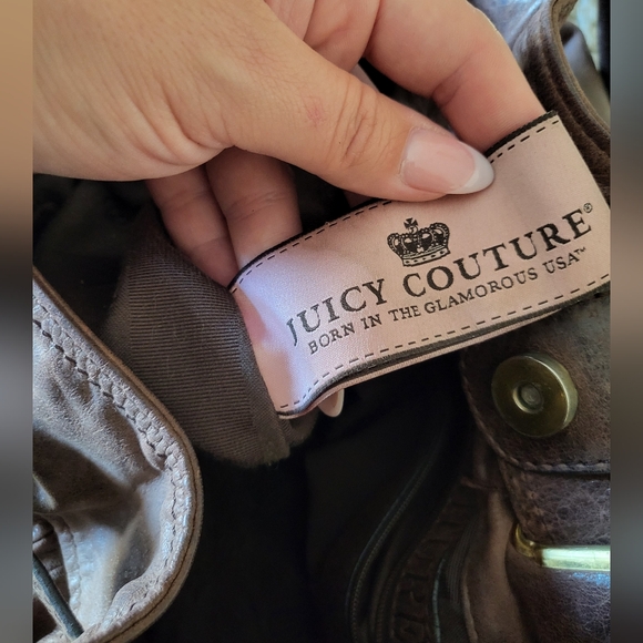 🥀🌻Y2k Juicy Couture Brown Leather Women's Bag - Picture 9 of 11